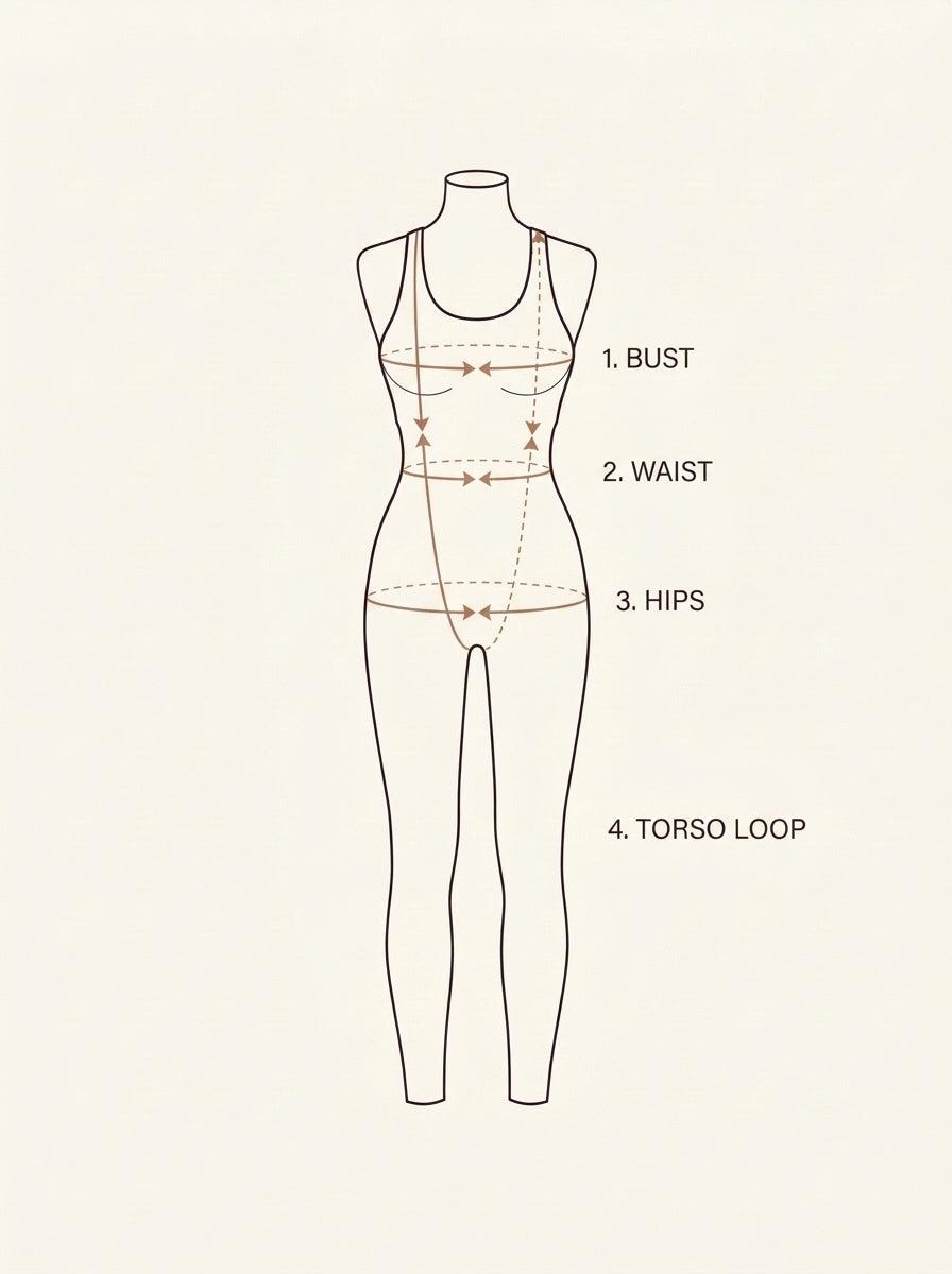 FA Wear Onesies & Bodysuits Measurement Anatomy